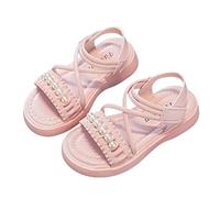 Unisex Kids Summer Sandals Baby Kid Lightweight Water Shoes For Beach Swim Flat Slippers Girls Toddler Walking Chunky Holiday Eva Buckle Slip Ons Summer Autumn (Pink,1)