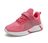 Unisex Kids Trainers Breathable Knit Upper Sneakers for Children UK Lightweight Non - Slip Sole Low Top Outdoor Travel Essentials Sports Hiking Walking Running Shoes Little/Big Kids Watermelon Red