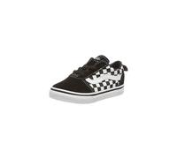 Unisex Kids Ward Slipon Canvas Sneaker Black Checkers Black True White Pvc 4 UK Child