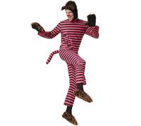 Unisex Kitty Party Costume Cat Jumpsuit Woman Man Halloween Fancy Dress new