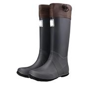 Unisex Knee-High Rain Boots PVC Non-Slip | unisex wellies, UK sizes 3.5-9.5, flexible and comfortable to walk in, wear resistant for daily use, folds flat into a bag