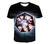 Unisex KPOP BTS T-Shirt Boys Girls Young Forever T-Shirt Blooming Flower Top Suga Jin Jimin Jung Kook J-Hope Rap-Monster V, T1, M