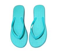 Unisex Ladies Mens Summer Beach Flip Flops Wide Size lip On Slippers Classic Flat Flip Flops Lightweight Comfortable Beach Platform Sandals (Blue, 4.5-5)