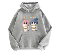 Unisex Laid-Back Camp Hoodie Yuru Camp Pullover Sweatshirt Women/Men Harajuku Aesthetic Hoodies