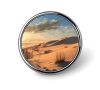 Unisex Lapel Pins Round Lapel Hat Pins Brooches Black Red Eyed Wolf Badge Pins Suitable for Decoration And Giving to Friends, Circular, Aluminum, quartzite
