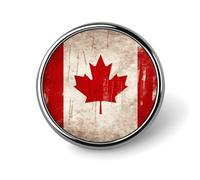 Unisex Lapel Pins Round Lapel Hat Pins Brooches Landscape with A Traditional Windmill Badge Pins Suitable for Decoration And Giving to Friends, Circular, Aluminum, quartzite