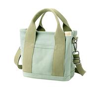 Unisex Large Capacity Bag Fashion Portable Canvas Bag Shoulder Bag Messenger Bag Mens Purses Or Shoulder Bags (Green, One Size)