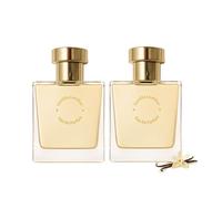 Unisex Leather Vanilla Perfume, Eau de Parfum with Warm Notes, Subtle & Grounded Fragrance, All-Day Scentfor, Everyday & Formal Wear 50ml (2PCS)