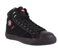 Lee Cooper LC022 Hi Top Hiker Leather Safety Toe Cap Ankle Boots + Free Socks