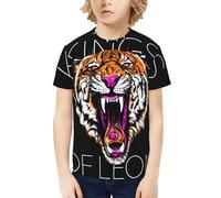 Unisex Leon Rock Band Kings T-Shirts Teenager Graphic Summer Tees Multi-Sided Printed Short Sleeve Shirt Multicoloured L