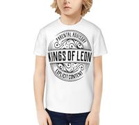 Unisex Leon Rock Band Kings T-Shirts Teenager Graphic Summer Tees Multi-Sided Printed Short Sleeve Shirt Multicoloured L
