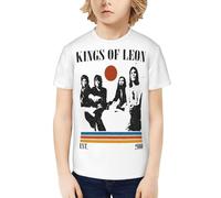 Unisex Leon Rock Band Kings T-Shirts Teenager Graphic Summer Tees Multi-Sided Printed Short Sleeve Shirt Multicoloured L