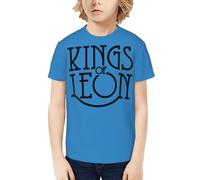Unisex Leon Rock Band Kings T-Shirts Teenager Graphic Summer Tees Multi-Sided Printed Short Sleeve Shirt Multicoloured L