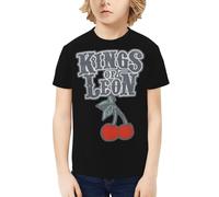 Unisex Leon Rock Band Kings T-Shirts Teenager Graphic Summer Tees Multi-Sided Printed Short Sleeve Shirt Multicoloured M