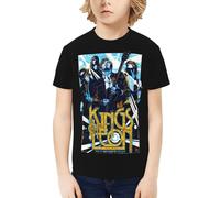 Unisex Leon Rock Band Kings T-Shirts Teenager Graphic Summer Tees Multi-Sided Printed Short Sleeve Shirt Multicoloured M