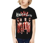 Unisex Leon Rock Band Kings T-Shirts Teenager Graphic Summer Tees Multi-Sided Printed Short Sleeve Shirt Multicoloured M