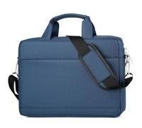 Unisex Lightweight Computer Bag, Handbag with Zipper, Multi-Layer Design Office Bag Suitable for Business Travel, Work Meetings (Blue,40 * 30 * 7cm/15.7 * 11.8 * 2.7in)