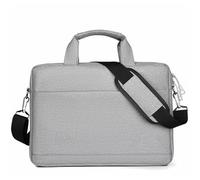 Unisex Lightweight Computer Bag, Handbag with Zipper, Multi-Layer Design Office Bag Suitable for Business Travel, Work Meetings (Gray,40 * 30 * 7cm/15.7 * 11.8 * 2.7in)