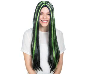 Unisex Long-Haired Vampire Wig Costume Halloween Fancy Dress Outfit Gothic