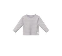Unisex Long Sleeve Striped Straight Cut Press Stud T-Shirt for Babies s.Oliver Violet 6 monthes