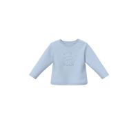 Unisex Long Sleeve T-Shirt with Artwork and Snap Buttons for Babies s.Oliver Bleu 6 monthes