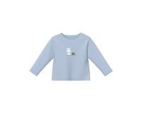 Unisex Long Sleeve T-Shirt with Front Print and Snap Buttons for Babies s.Oliver Bleu 3 monthes