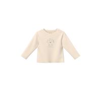 Unisex Long Sleeve T-Shirt with Front Print for Babies s.Oliver Beige 3 monthes