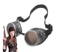 Unisex Makeup Accessories Glasses, Steampunk Gothic Glasses Vintage Style | Gothic Cosplay Glasses Makeup Glasses - Driving Travel Sports Glasses for Collection, b, Se référer au descriptif