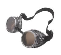 Unisex Makeup Props Eyewear - 12x6Cm Victorian Costume Goggles, Gothic Party Spectacles, Cosplay Accessory With Adjustable Strap | Vintage Inspired Prop Enhancing Theatrical Appearance Delivering