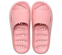 Unisex Massage Slippers Fatigue Relief Blood Circulation Non-Slip Bathroom Shoes Beach Slides Drainage Quick-Drying Soft Sole Foot Therapy Footwear Easy Wear Indoor Outdoor Gym Pool Pink