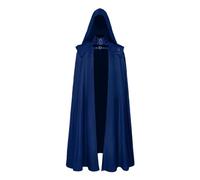 Unisex Medieval Cloak Cape Gothic Wizard Witch Vampire Cosplay Costume | Men Women Long Vintage Robe with Hood for Halloween Renaissance Festival Fancy Dress Party Role Play