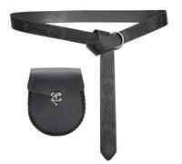 Unisex Medieval Waist Belt with Coin Pocket Historical Costume Accessories and Wallet Bag for Stage Show Wallet Waist