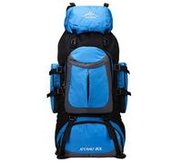 Unisex Men Women 90L Hiking Backpack Oversized Mountaineering Rucksack for Long Expedition Camping Spacious Durable Bag with External Binding Pocket Robust Functional Carry Option for Outdoor Travel