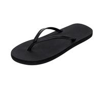 Unisex Men's Flip Flops - Comfortable Non-Slip Summer Beach Slippers, Black, 9.5 UK