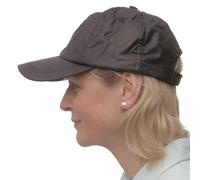 Unisex Mens & Ladies Water Repellent Wax Rain Cap Black