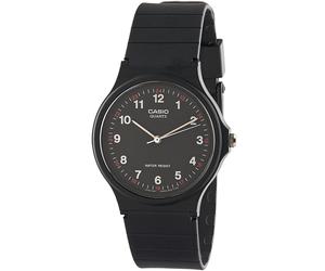 Unisex Mens Womens Watch CASIO Vintage MQ-24-1BLDF Silicone Black Classic