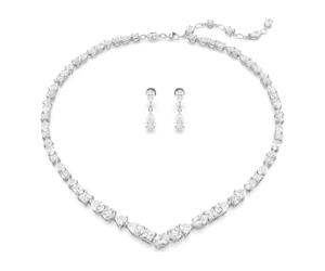 Unisex Mesmera Set Mixed Cuts White Rhodium 5674306 - unisex - Swarovski - Necklaces - Gray - ONE SIZE - Accessories ONE SIZE