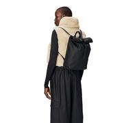 RAINS Rolltop Rucksack Mini (Black), Black, Modern