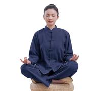Unisex Monk Costume Buddhist Practice Attire Comfortable Breathable Prayer Clothing
