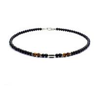unisex Natural Punk stone tiger eye necklace for men 6mm double layer bracelet with Chakra beads accessories jewelry gift Jewelry Accessories