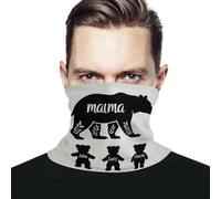 Unisex Neck Gaiter Mama Bear With Bears Magic Headband Microfiber Headwear Breathable Neck Warmer For Soccer Running Snowboarding