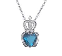 Unisex Necklace Pendant Love Cremation Necklace for Ashes, Jewelry Urn, Memory Always in My Heart, Memorial Pendant, Presents for Her on Day Birthday Presents