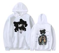 Unisex NF Hope Merch Hoodie Hip Hop Long Sleeve Tops Men Women Hoodie Harajuku Sweatshirt Streetwear Hoodie(White,S) (Color : 1, Size : L)