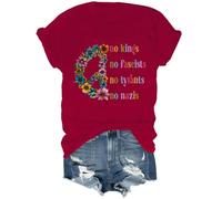 Unisex No Kings in America Shirt No Kings T Shirt Claret