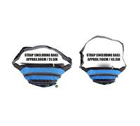 Unisex Nylon Polyester Waist Bag 35x14x11cm with Multiple Pockets, Adjustable Strap, Water-, Available in Black, Red, Purple, Green, Rose, Blue, Orange, Dark Blue for Travel, Cycling, Hiking