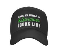 Unisex Outdoor Cap Non-Hodgkin's Lymphoma Awareness Survivor Baseball Cap Classic Running Cap Adjustable Outdoor Hat for Training Hiking Cycling