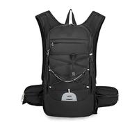 Unisex Outdoor Sports Travel Bag, Casual and Lightweight Storage Bag, Multi-Pocket Design, Suitable for Outdoor Adventure and Wilderness Survival (Black,25 x 10 x 45 cm / 9.8 x 3.9 x 17.7 inches)