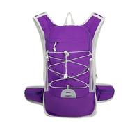 Unisex Outdoor Sports Travel Bag, Casual and Lightweight Storage Bag, Multi-Pocket Design, Suitable for Outdoor Adventure and Wilderness Survival (Purple,25 x 10 x 45 cm / 9.8 x 3.9 x 17.7 inches)