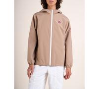 Unisex Passy Short Windbreaker with Zip Fastening beige