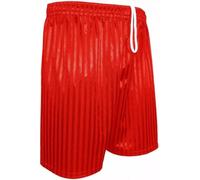 Unisex PE Shorts Kids Boys Girls Adults School Uniform Sports Gym Football Games Shadow Stripe Elastic Waist Pull Up P.E. Shorts for Boys Girls Children- (Red XL)